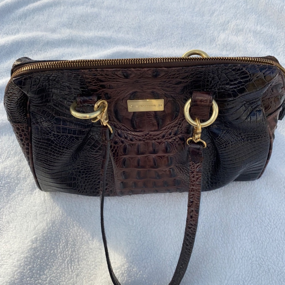 Mitch Cocoa Melbourne Brown Black Leather FIXED HANDLES - Picture 4 of 10